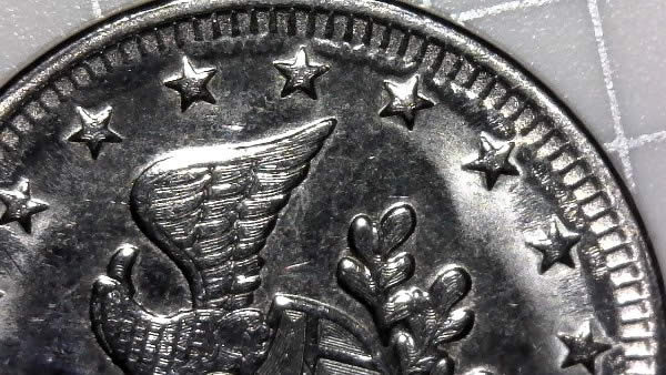 Arcade-Token-With-Severe-Die-Deterioration!-Obverse-Die-Was-Toasted